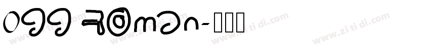 0gg Roman字体转换